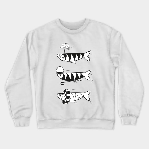 Fishes Crewneck Sweatshirt by coclodesign